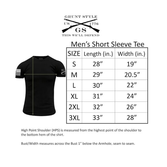 NWT - Grunt Style Men’s USAF “Fly, Fight, Win” Shirt, Blue – 2XL - Picture 2 of 8